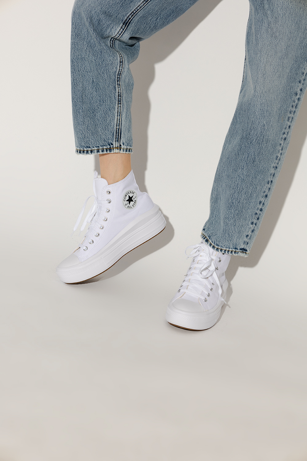 Converse ctas sales hi white